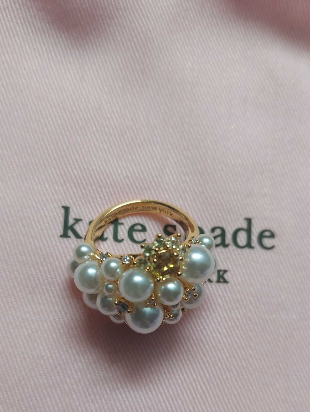 Kate Spade Rain Or Shine Statement Ring Size 7 - Picture 7 of 8